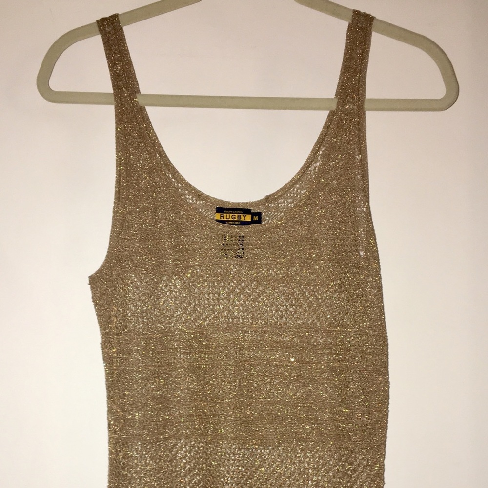 Rugby Ralph Lauren Gold Top